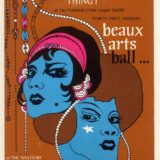 Cover drawing for the 1971 National Urban League's Beaux Arts Ball.