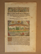 Frontispiece for a 1600 edition of Cosmographia