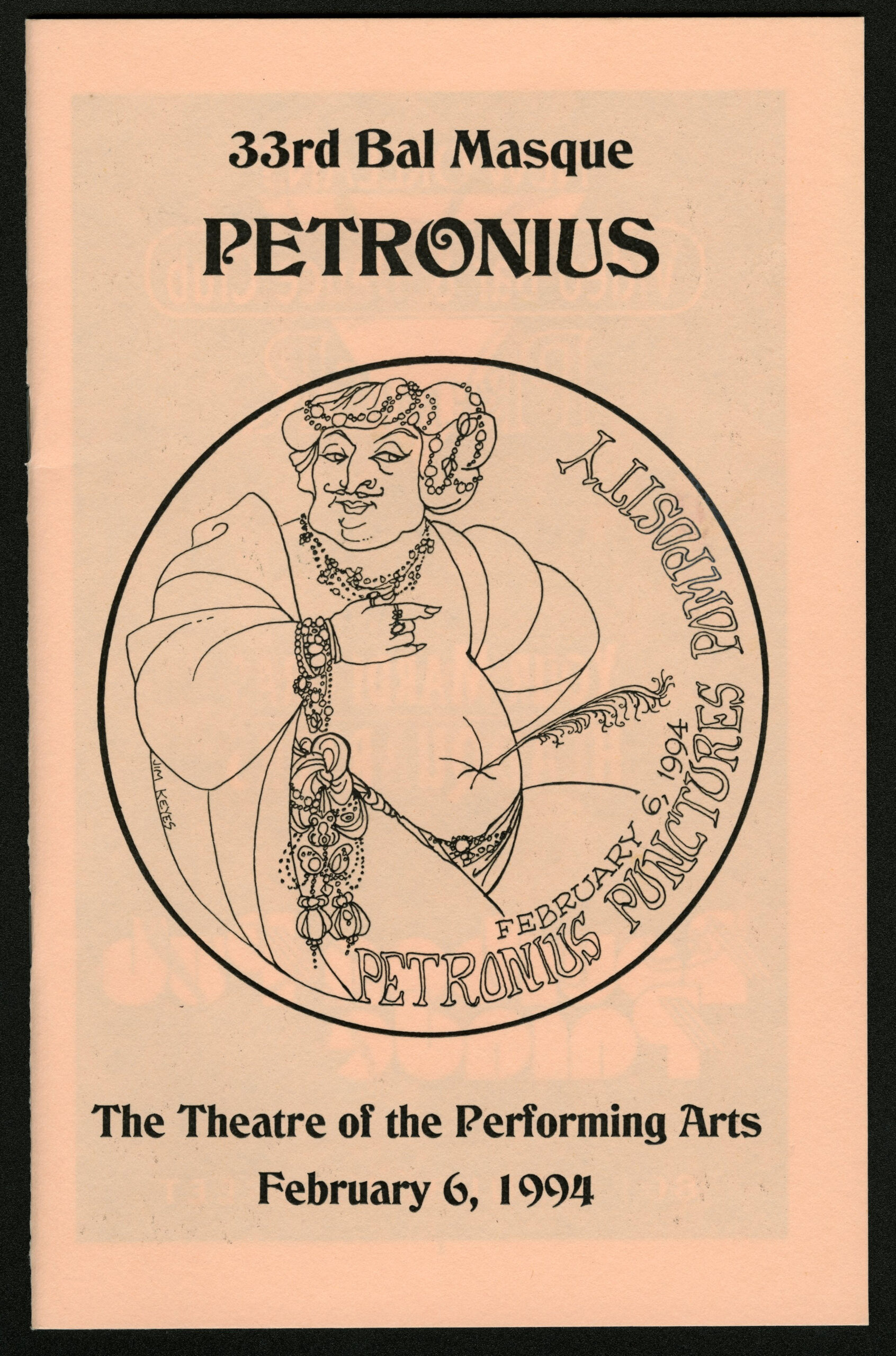 Krewe of Petronius 1994 Pamphlet