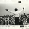 Ernie K-Doe greets an audience at Jazz Fest, 1976, photographer: Mark Sindler, Louisiana Image Collection LaRC-1081, Box 26, Folder 10, Tulane University Special Collections.