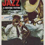 1971 Jazz Fest poster, Hogan Archive Poster File, Tulane University Special Collections.