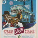 1975 Jazz Fest poster, Sue Hall collection HJA-090, Tulane University Special Collections.