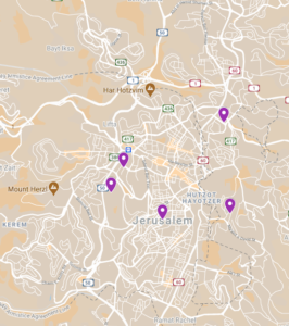 User-Created Map of Jerusalem