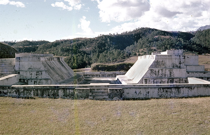 Restored ballcourt