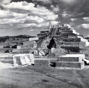 Structure 1 during restoration