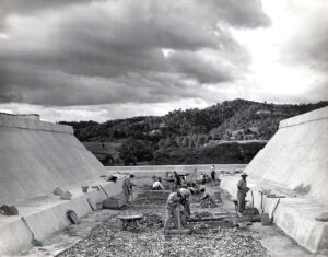 Excavation of ballcourt