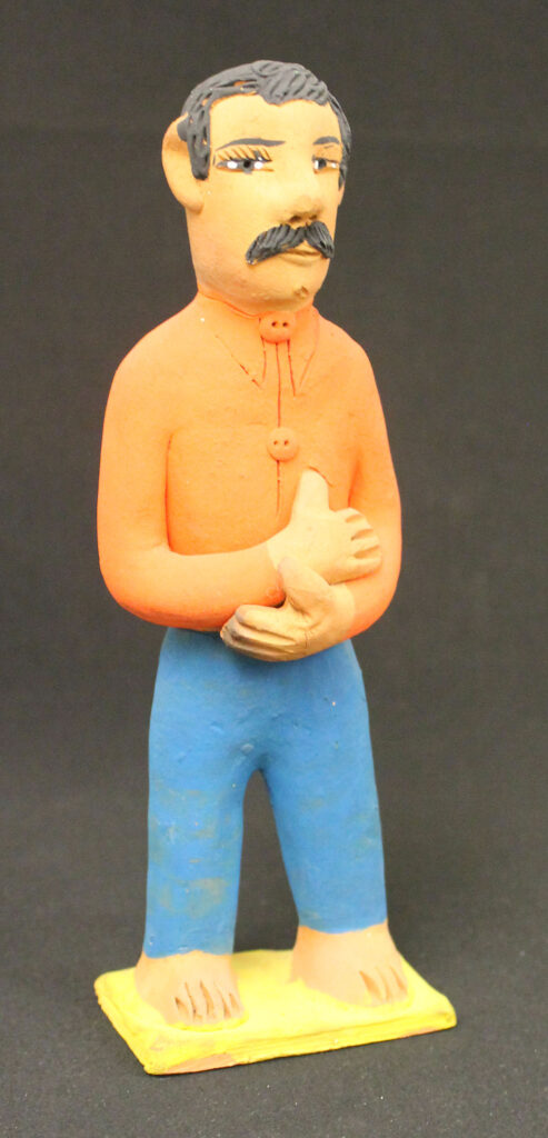 Barefoot man