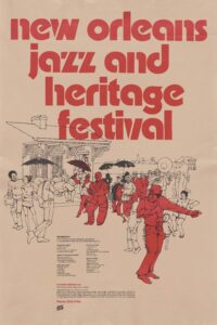 1973 Jazz Fest poster, Hogan Archive Poster File, Tulane University Special Collections.