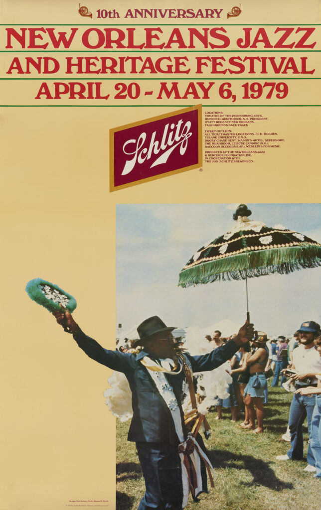1979 Jazz Fest poster, Sue Hall collection HJA-090, Tulane University Special Collections.
