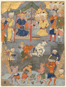 An image of Iskandar from the Book of Divination