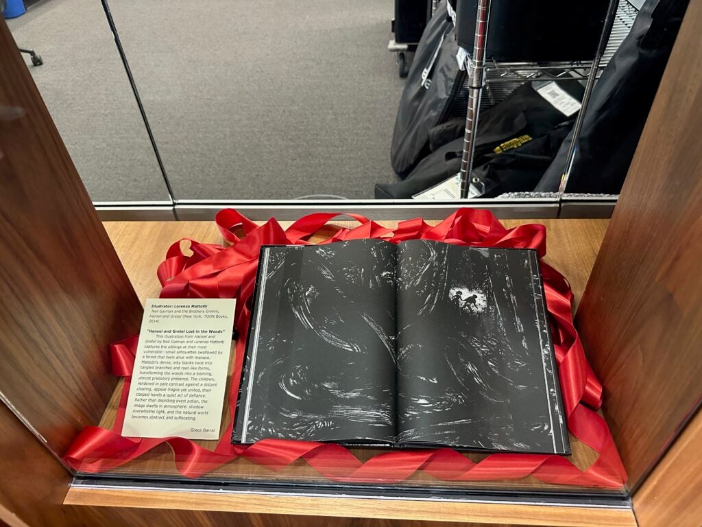 Photograph of the exhibit opening