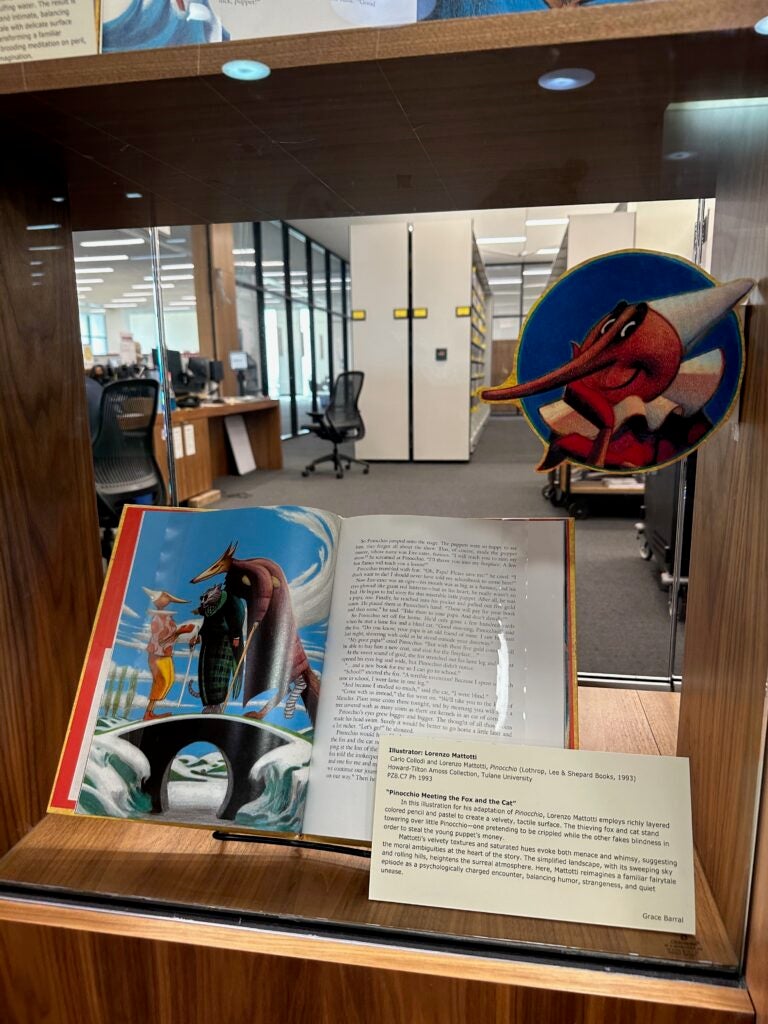 Photograph of the exhibit opening